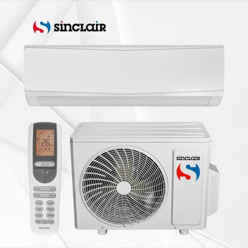 Stenska Sinclair klima Keyon SIH+SOH-24BIK 6,2 kW notranja in zunanja enota