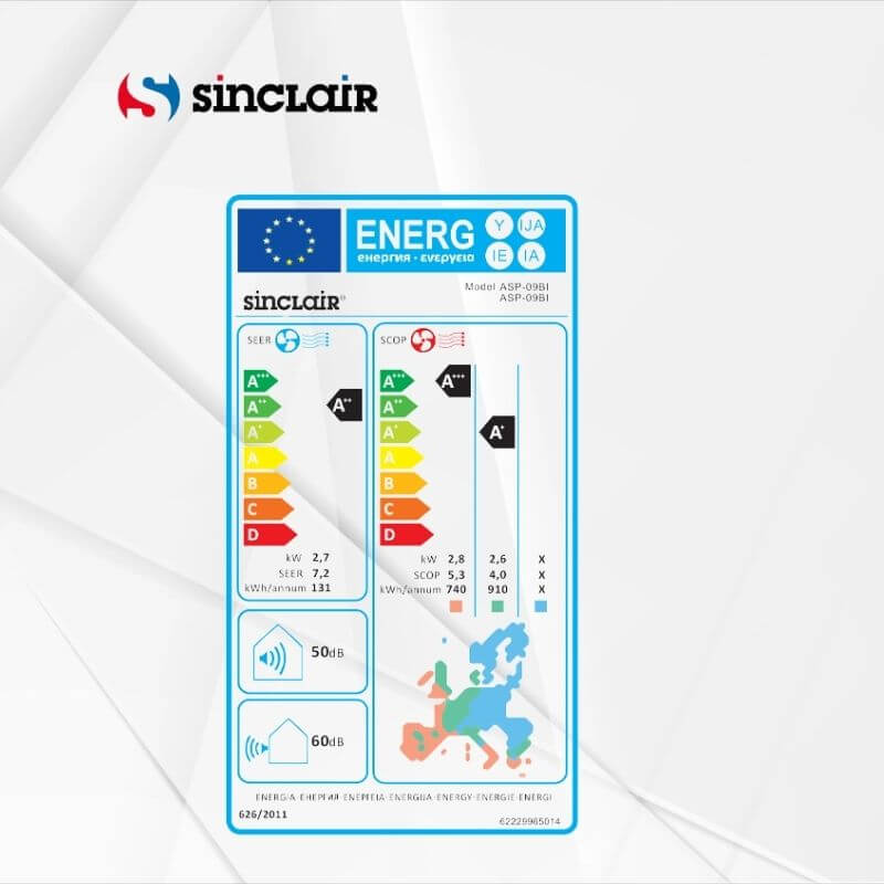 Talna klimatska naprava Sinclair ASP-12BI 3,5 kW