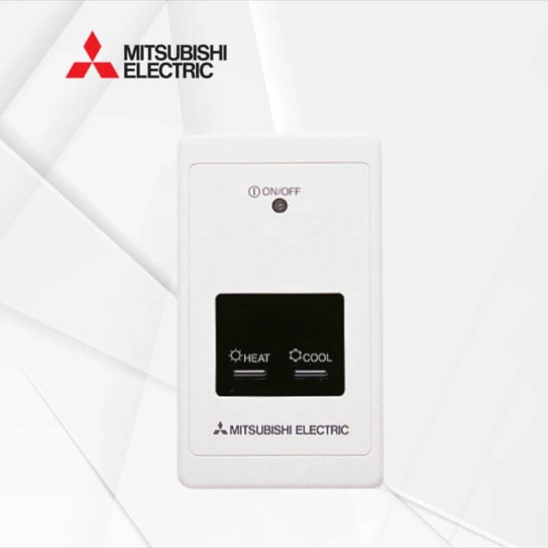 Kanalska klimatska naprava Mitsubishi 2,5 kW SEZ-M25DA2SUZ-M25VA s stenskim žičnim upravljalnikom in tedenskim časovnikom notranja in zunanja enota