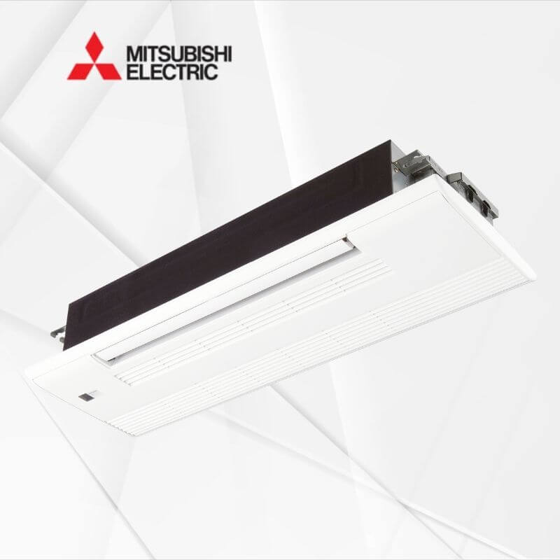 Kasetna stropna enosmerna klimatska naprava Mitsubishi 3,5 kW MLZ-KP35VFSUZ-M35VA notranja in zunanja enota Kasetna stropna enosmerna klimatska naprava Mitsubishi 3,5 kW MLZ-KP35VFSUZ-M35VA notranja in zunanja enota