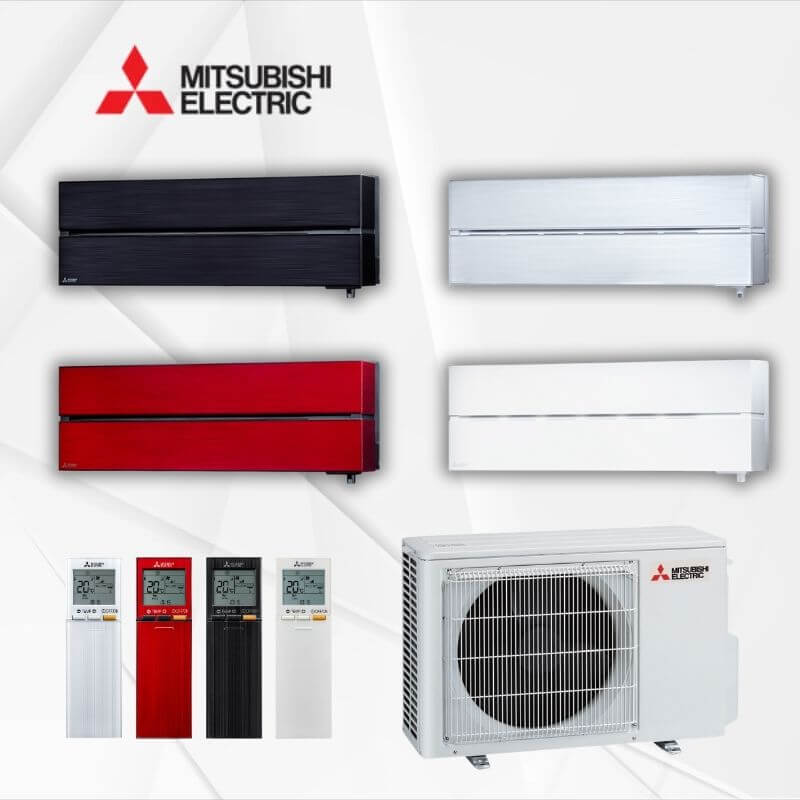 Klimatska naprava Mitsubishi MSZ-LN25VG2 VBR MUZ-LN25VGHZ2 s tedenskim časovnikom in Plazma Quad filtrom notranja in zunanja enota