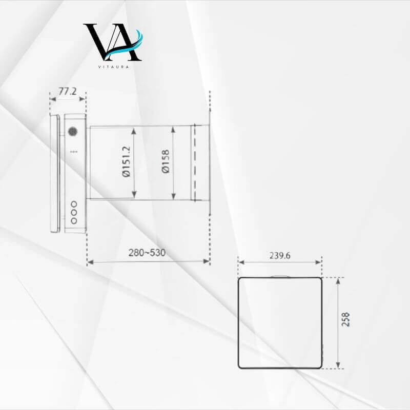 prezračevalna naprava Vitaura VA50 prezračevalna naprava Vitaura VA50